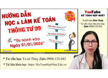 Học kế toán theo thông tư 99